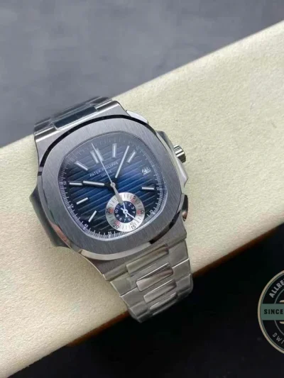 Replica Nautilus 5980/1A-015 Patek Philippe 40 mm, Stainless Steel, Dark Blue Dial