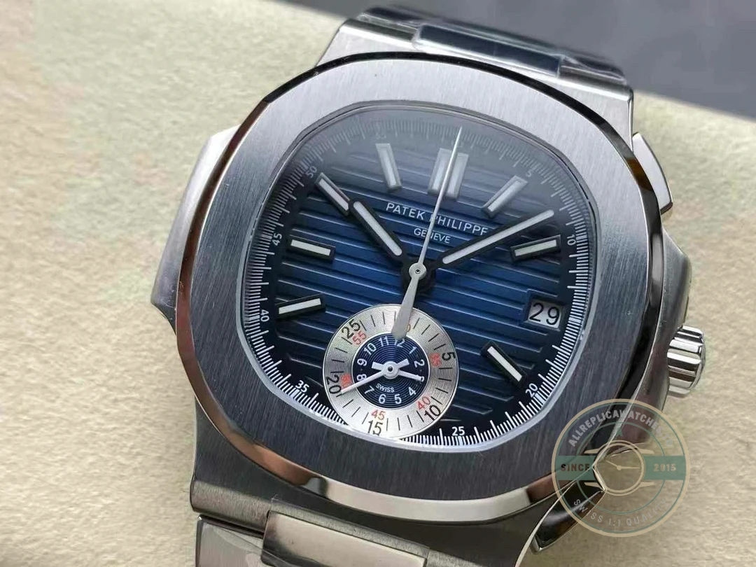 Replica Nautilus 5980/1A-015 Patek Philippe 40 mm, Stainless Steel, Dark Blue Dial