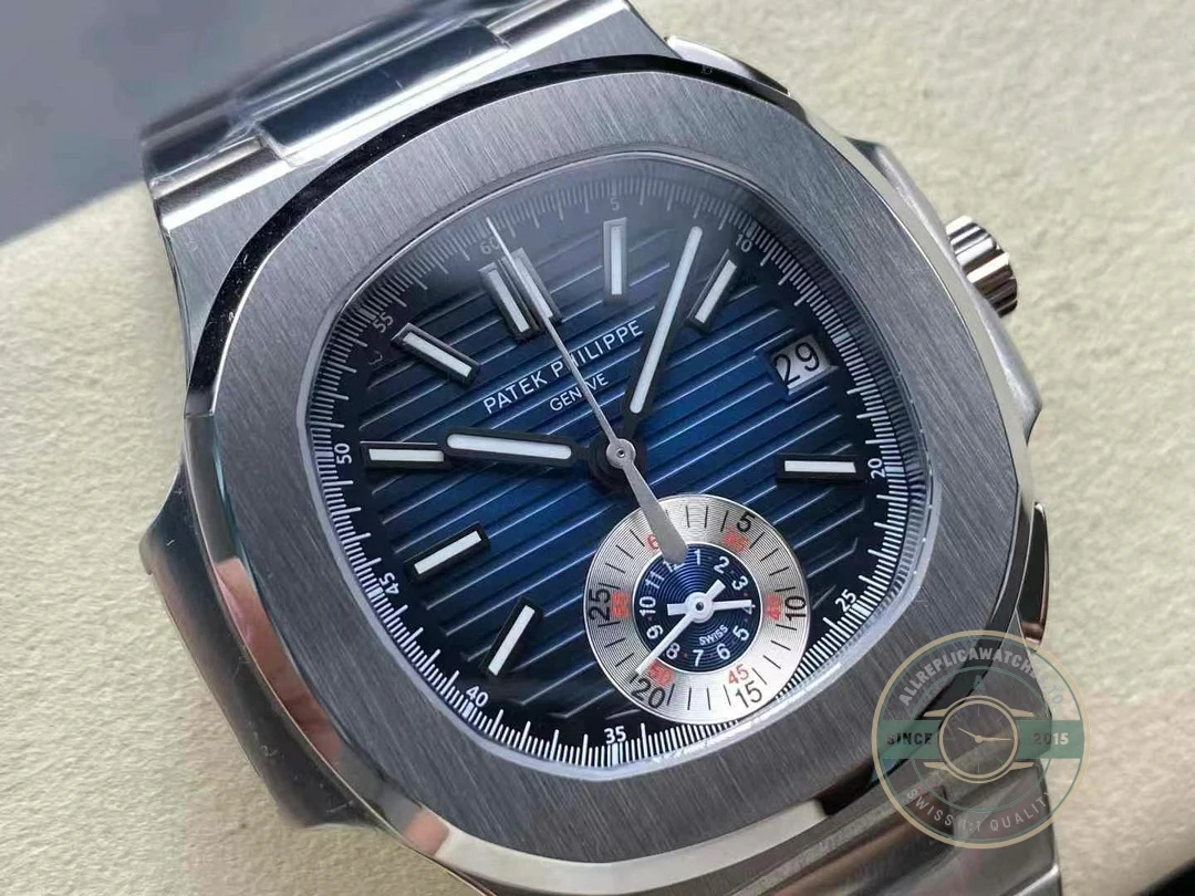 Replica Nautilus 5980/1A-015 Patek Philippe 40 mm, Stainless Steel, Dark Blue Dial
