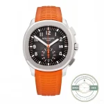 Replica Aquanaut 5968A-001 Patek Philippe Chronograph 42.2 mm, Steel, 5968A-001 Orange Strap - Luxury Replica Watch