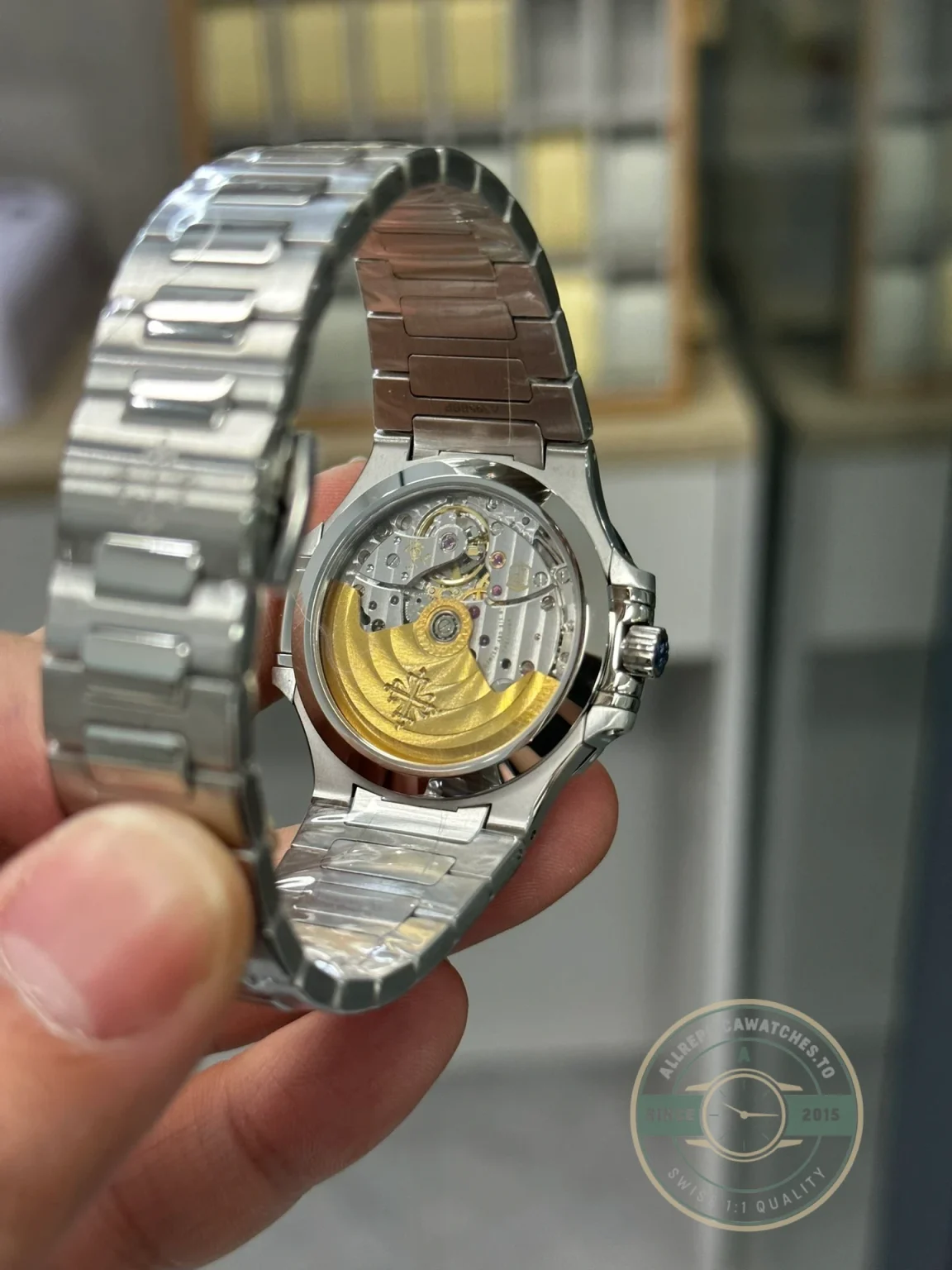 Replica Nautilus 7118/1200A-011 Patek Philippe “Ladies Automatic” 35.2 mm, Steel