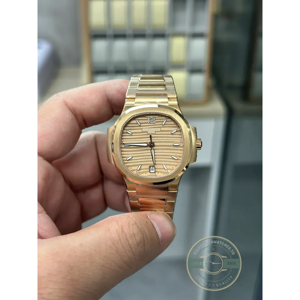 Replica Nautilus 7118/1R-010 Patek Philippe “Ladies Automatic” 35.2 mm, Gold brown dial - Image 6