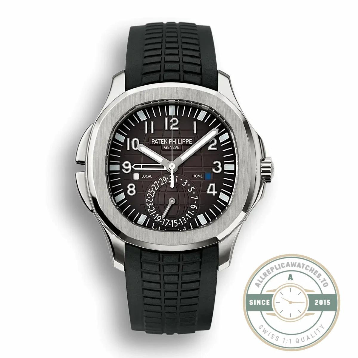 Replica Aquanaut 5164A-001 Patek Philippe Travel Time 40.8 mm, Steel, 5164A - Top-Tier Swiss Replica Watch