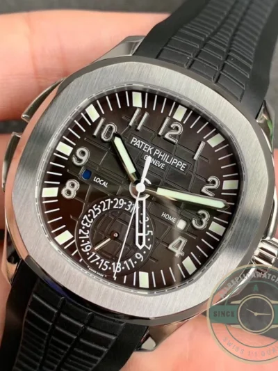 Replica Aquanaut 5164A-001 Patek Philippe Travel Time 40.8 mm, Steel, 5164A - Luxury Replica Watch