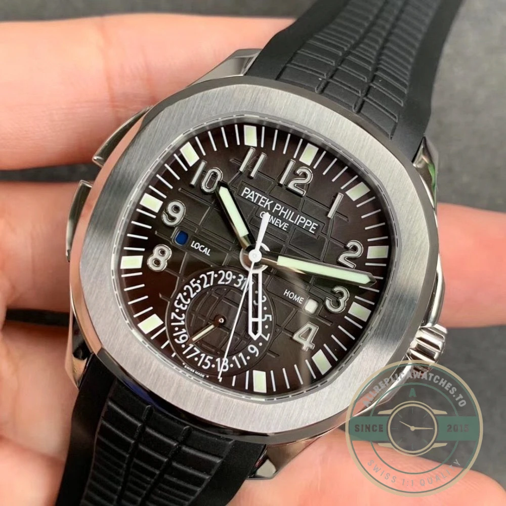 Replica Aquanaut 5164A-001 Patek Philippe Travel Time 40.8 mm, Steel, 5164A - Luxury Replica Watch
