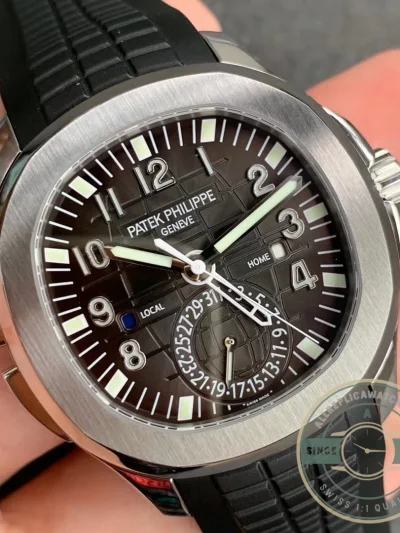 Replica Aquanaut 5164A-001 Patek Philippe Travel Time 40.8 mm, Steel, 5164A - High-Grade Replica Watch