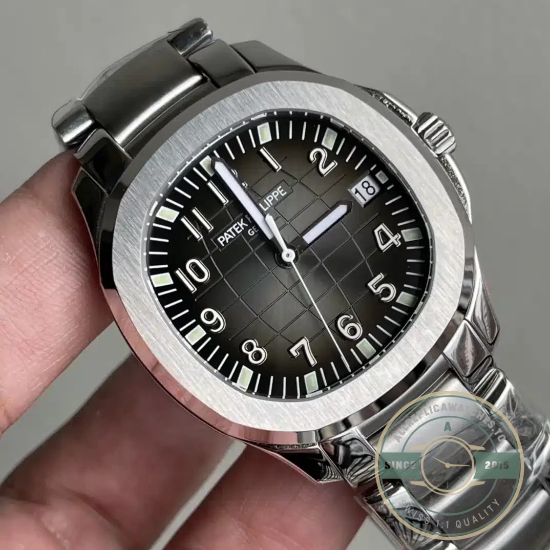 Replica Aquanaut 5167/1A-001 Patek Philippe Date, Sweep seconds 40.8 mm, Stainless steel - Factory Super Clone Watch