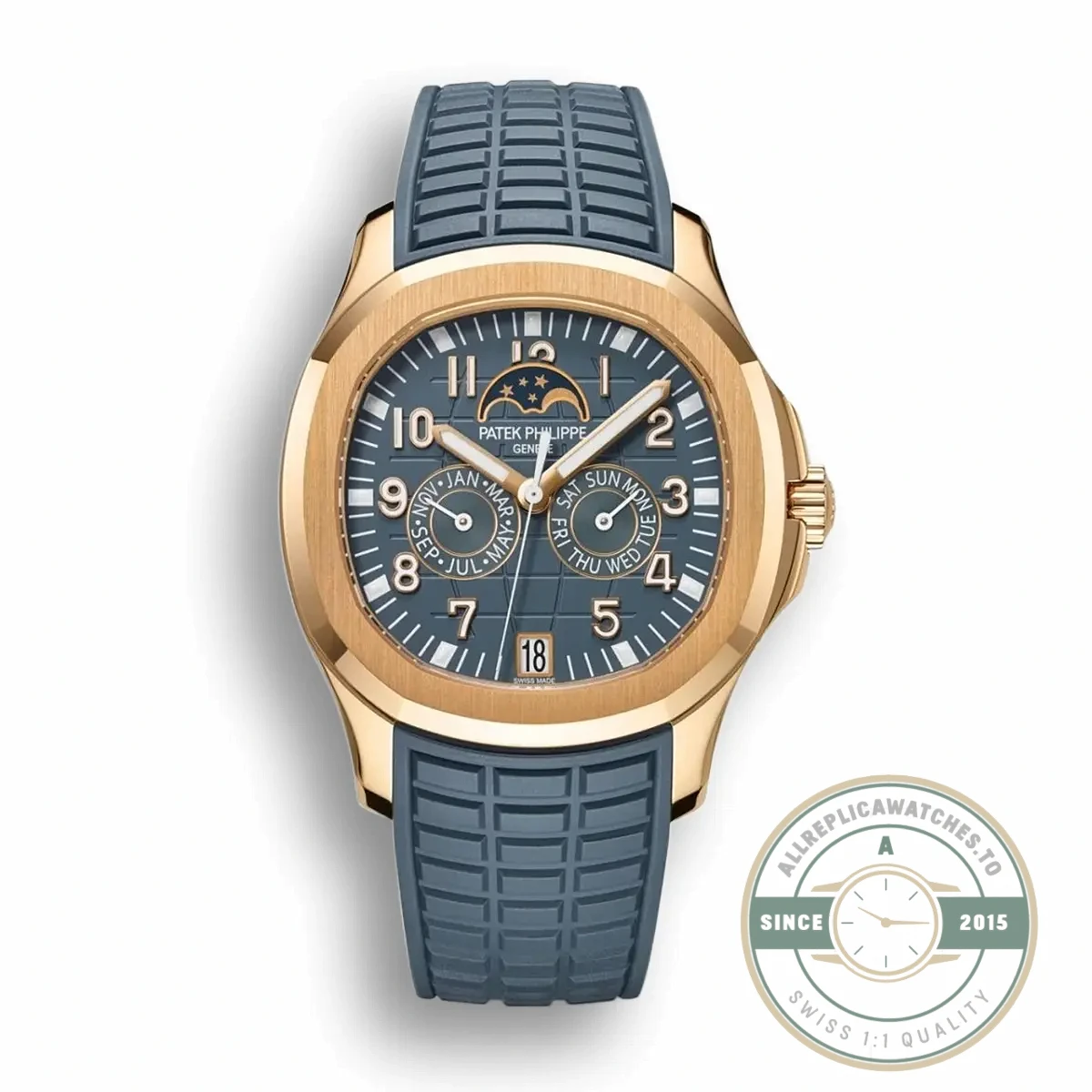 Replica Aquanaut 5261R-001 Patek Philippe Luce Annual Calendar 39.9 mm, Rose gold - Budget Luxury Replica Watch