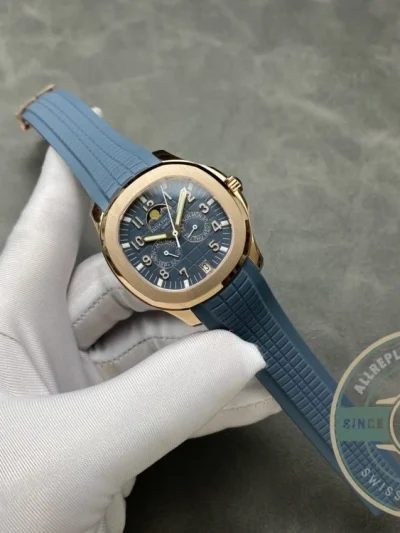 Replica Aquanaut 5261R-001 Patek Philippe Luce Annual Calendar 39.9 mm, Rose gold - Affordable Luxury Replica Timepiece