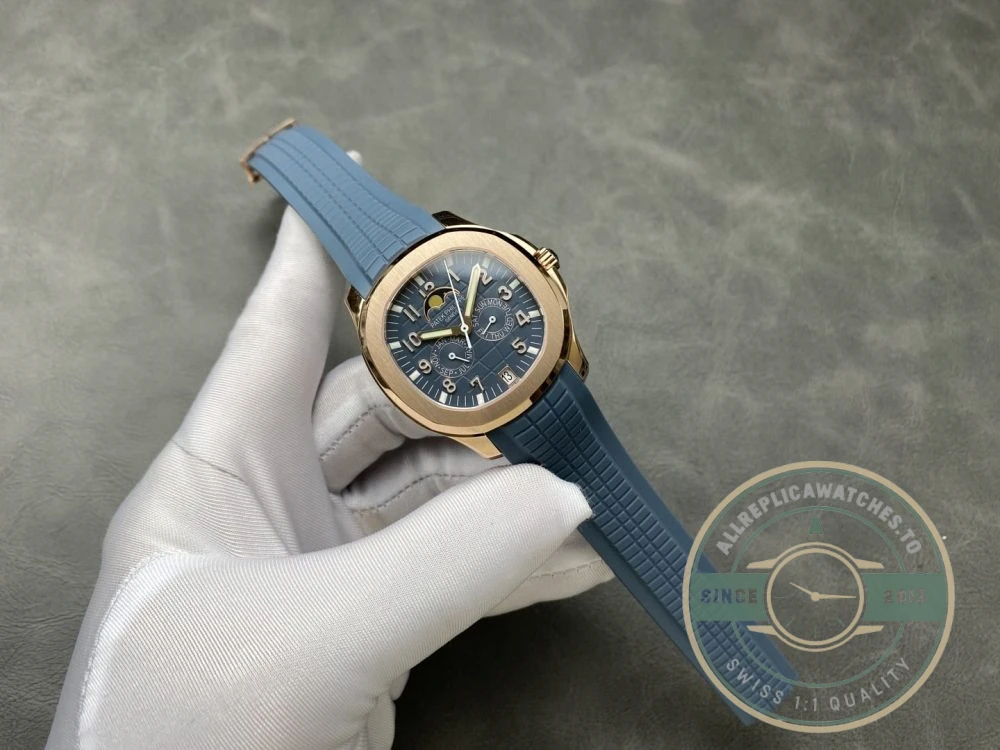 Replica Aquanaut 5261R-001 Patek Philippe Luce Annual Calendar 39.9 mm, Rose gold - Affordable Luxury Replica Timepiece