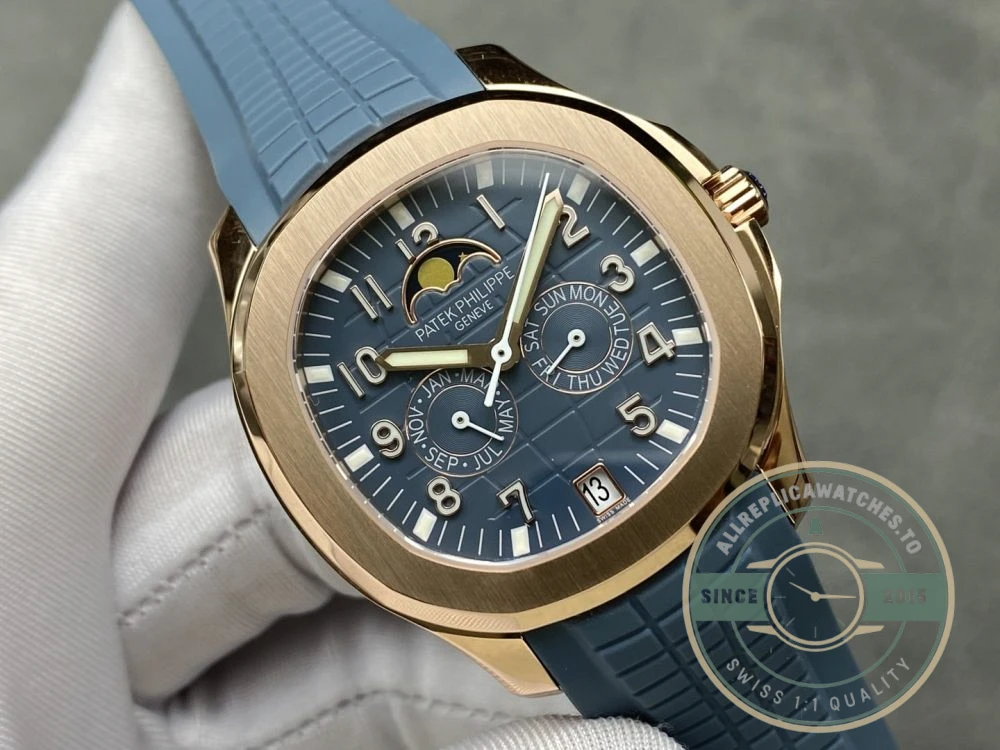 Replica Aquanaut 5261R-001 Patek Philippe Luce Annual Calendar 39.9 mm, Rose gold - High-Grade Replica Watch