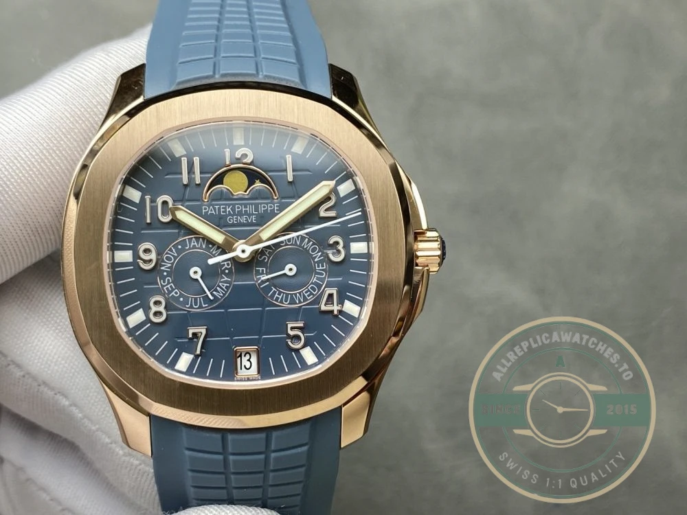 Replica Aquanaut 5261R-001 Patek Philippe Luce Annual Calendar 39.9 mm, Rose gold - Top-Tier Swiss Replica Watch
