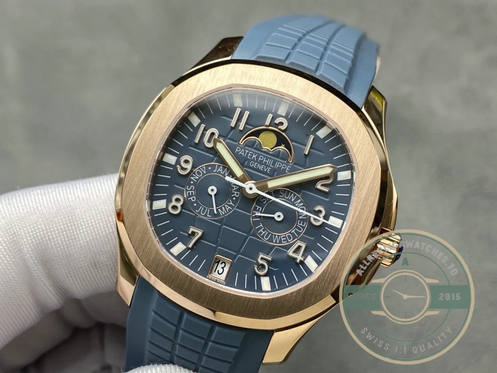 Replica Aquanaut 5261R-001 Patek Philippe Luce Annual Calendar 39.9 mm, Rose gold - High-Grade Replica Watch