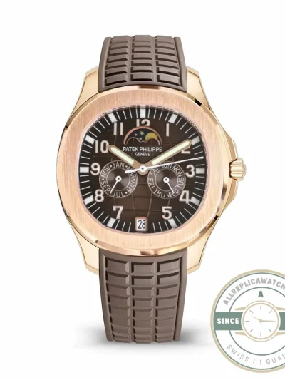 Replica Aquanaut 5261R-001 Patek Philippe Luce Annual Calendar 39.9 mm, Rose gold, Brown Dial - Best Quality Replica Watch