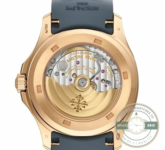 Replica Aquanaut 5261R-001 Patek Philippe Luce Annual Calendar 39.9 mm, Rose gold, Brown Dial - Luxury Replica Watch