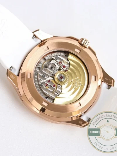 Replica Aquanaut 5261R-001 Patek Philippe Luce Annual Calendar 39.9 mm, Rose gold, White Dial - Luxury Replica Watch