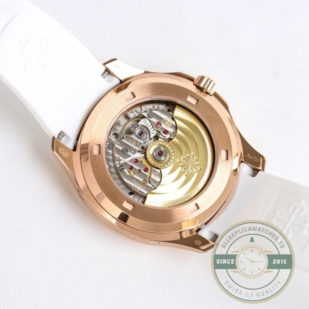 Replica Aquanaut 5261R-001 Patek Philippe Luce Annual Calendar 39.9 mm, Rose gold, White Dial - Luxury Replica Watch