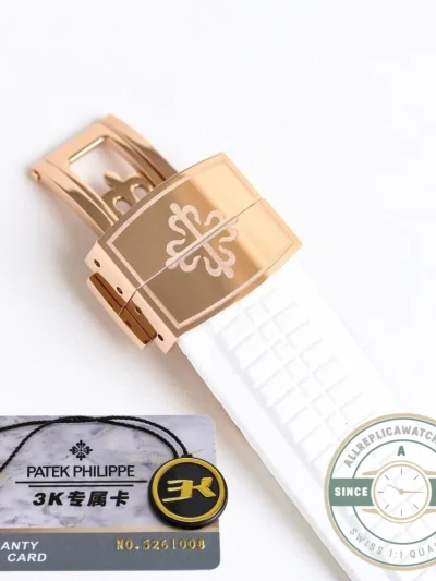 Replica Aquanaut 5261R-001 Patek Philippe Luce Annual Calendar 39.9 mm, Rose gold, White Dial - High-Grade Replica Watch