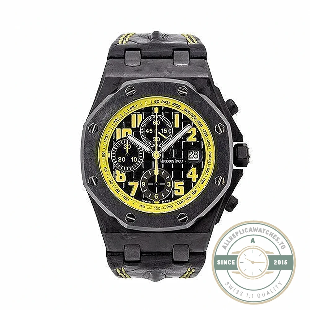 Replica Audemars Piguet Royal Oak Offshore Yellow Dial 44mm 26176FO.OO.D101CR.02 - 1:1 Swiss Replica Watch