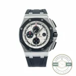 Replica Audemars Piguet Royal Oak Offshore White Black Dial 44mm 26400SO.OO.A002CA.01 - Swiss-Made Clone Watch