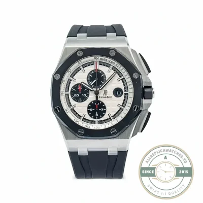 Audemars Piguet Royal Oak Offshore Chronograph 26400SO replica, white dial – front view