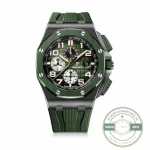 Replica Audemars Piguet Royal Oak Offshore Rich Green Dial 44mm 26405CE.OO.A056CA.01 - Luxury Replica Watch