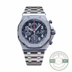 Audemars Piguet Royal Oak Offshore Chronograph 26470ST replica, black dial – front view
