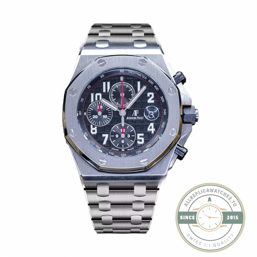 Replica Audemars Piguet Royal Oak Offshore Black sub Dial 44mm 26470ST.OO.A101CR - Affordable Luxury Replica Timepiece