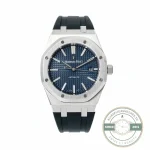 Replica Audemars Piguet Royal Oak Blue, Rubber 15400ST.OO.1220ST.03 - Swiss Movement Replica Watch