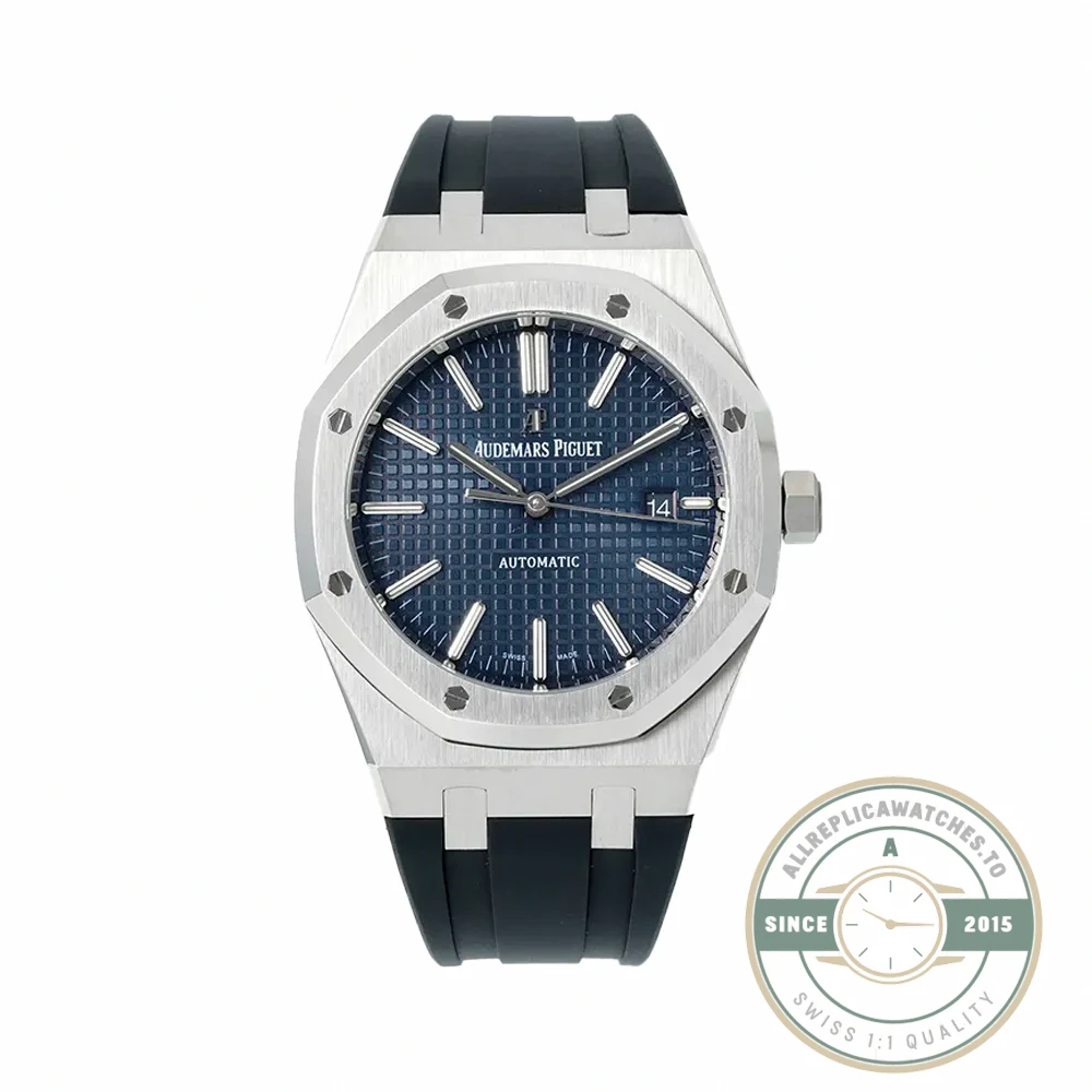 Replica Audemars Piguet Royal Oak Blue, Rubber 15400ST.OO.1220ST.03 - Swiss Movement Replica Watch