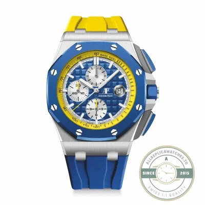 Audemars Piguet Royal Oak Offshore Chronograph 26400SO replica, blue dial – front view