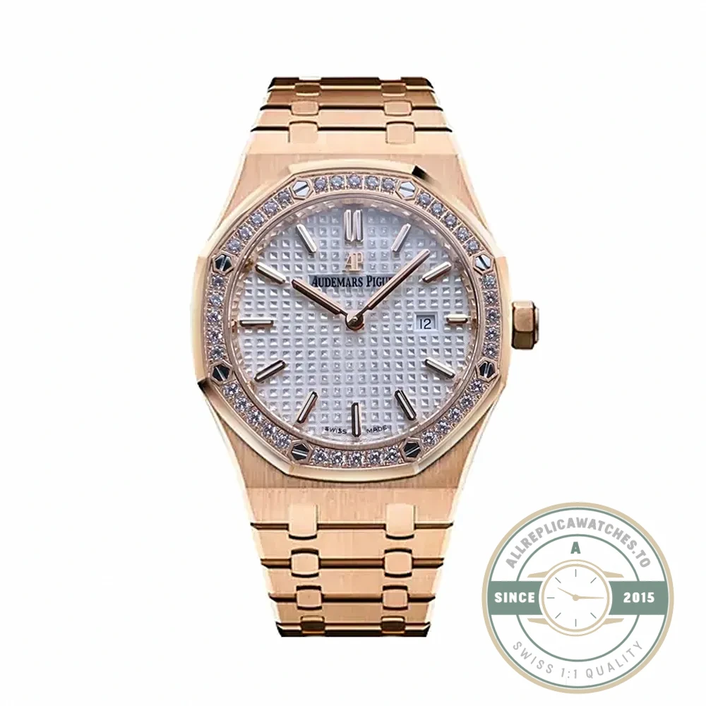 Replica Audemars Piguet Royal Oak Diamond 67651OR.ZZ.1261OR.01 33mm - Best Quality Replica Watch
