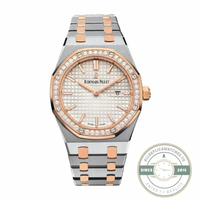 Audemars Piguet Royal Oak Ladies 33mm 67651SR replica, steel and rose gold-tone – front view