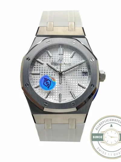 Replica Audemars Piguet Royal Oak White Dial, Rubber 15500ST.OO.1220ST.04 - Affordable Luxury Replica Timepiece