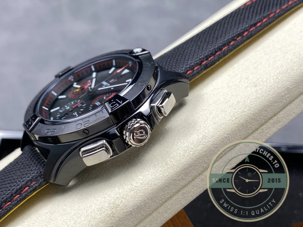 Replica Breitling Avenger Automatic Black Red Strap A13375101B1X2 - 1:1 Swiss Replica Watch