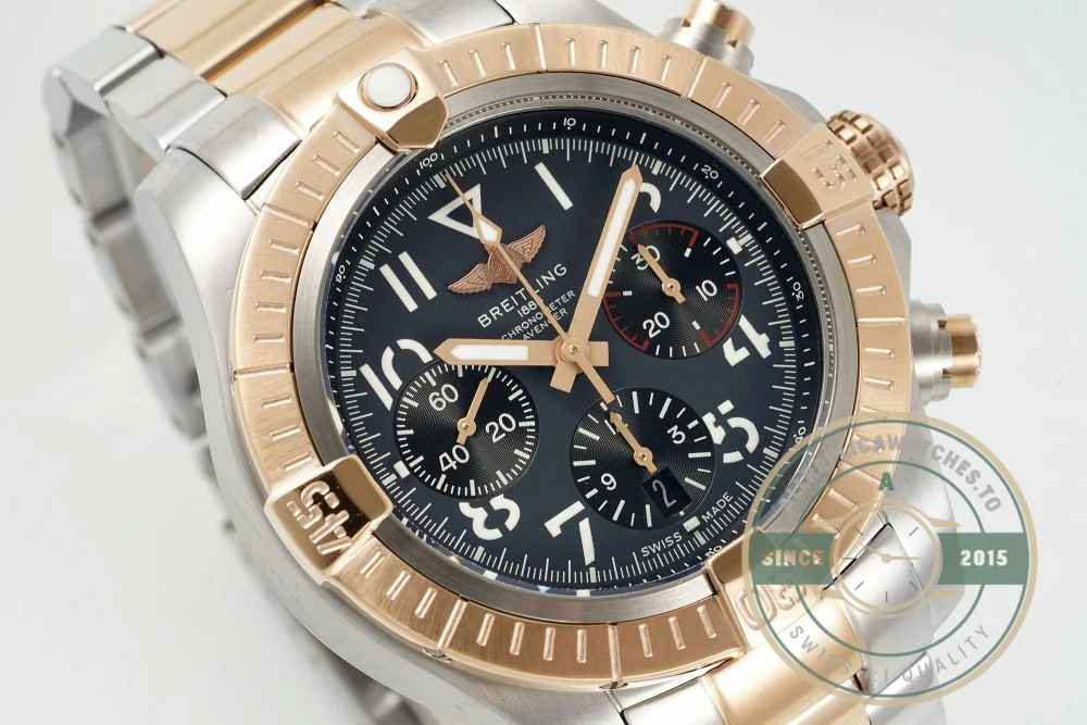 Replica Breitling Avenger Automatic Gold Steel 45mm UB01821A1B1X1 - 1:1 Swiss Replica Watch