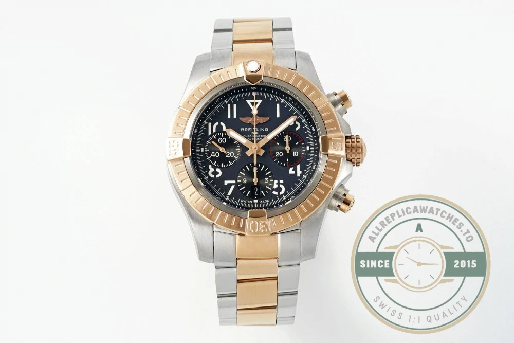 Replica Breitling Avenger Automatic Gold Steel 45mm UB01821A1B1X1 - High-Grade Replica Watch