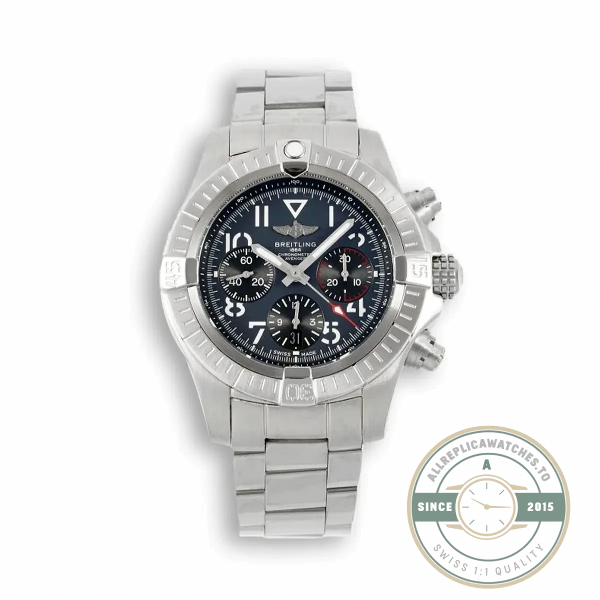 Replica Breitling Avenger Automatic Stainless Steel Blue 45mm AB01821A1B1A1 - High-Grade Replica Watch