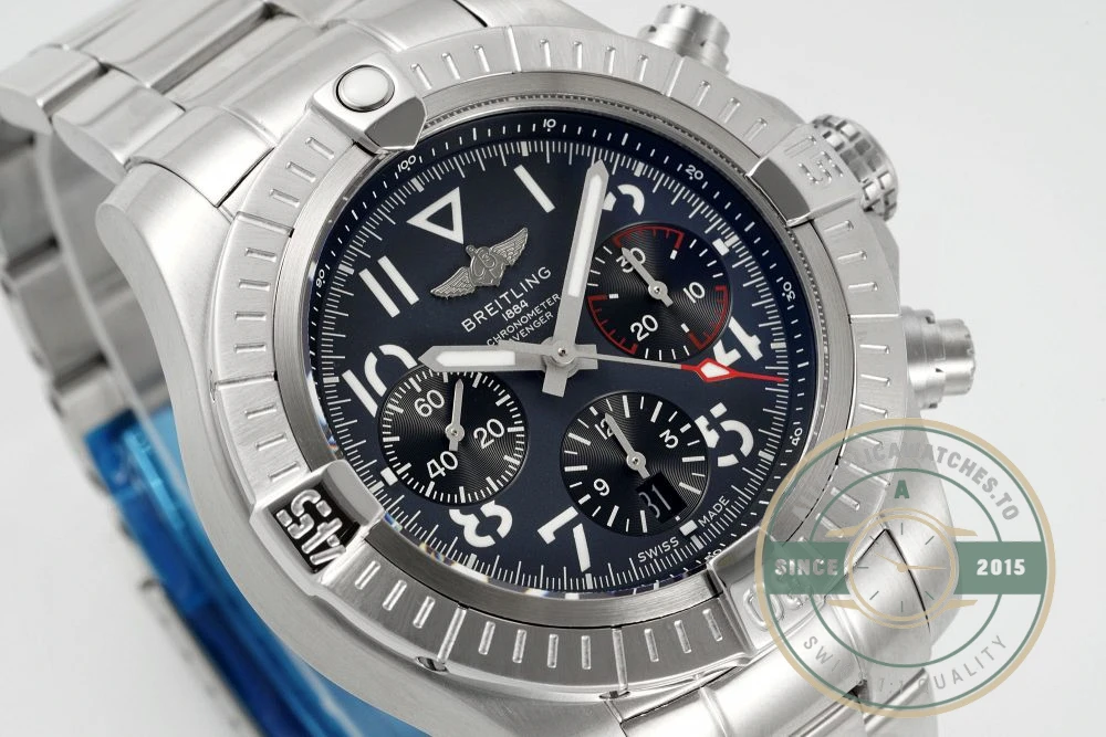 Replica Breitling Avenger Automatic Stainless Steel Blue 45mm AB01821A1B1A1 - High-Grade Replica Watch
