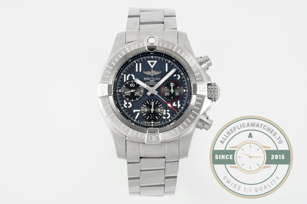 Replica Breitling Avenger Automatic Stainless Steel Blue 45mm AB01821A1B1A1 - Top-Tier Swiss Replica Watch