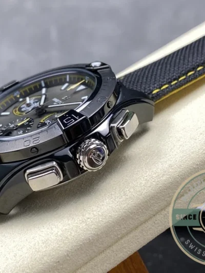 Replica Breitling Avenger Black Leather 45 mm SB01472A1B1X1 - Premium Super Clone Watch