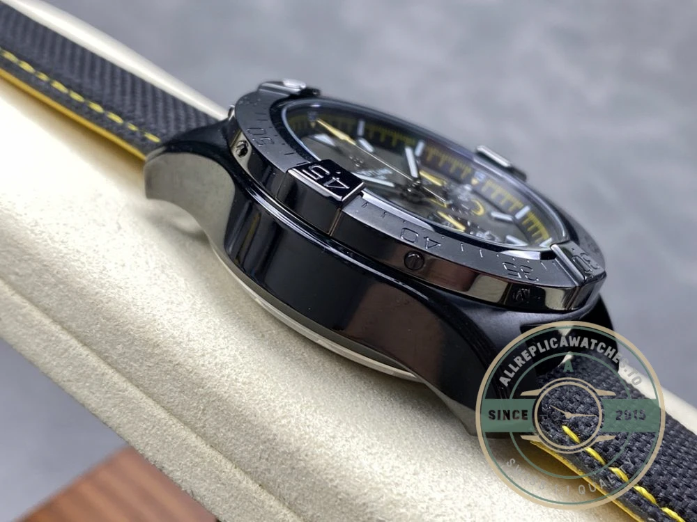 Replica Breitling Avenger Black Leather 45 mm SB01472A1B1X1 - Luxury Replica Watch