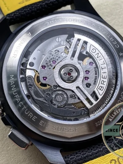 Replica Breitling Avenger Black Leather 45 mm SB01472A1B1X1 - Affordable Super Clone Watch
