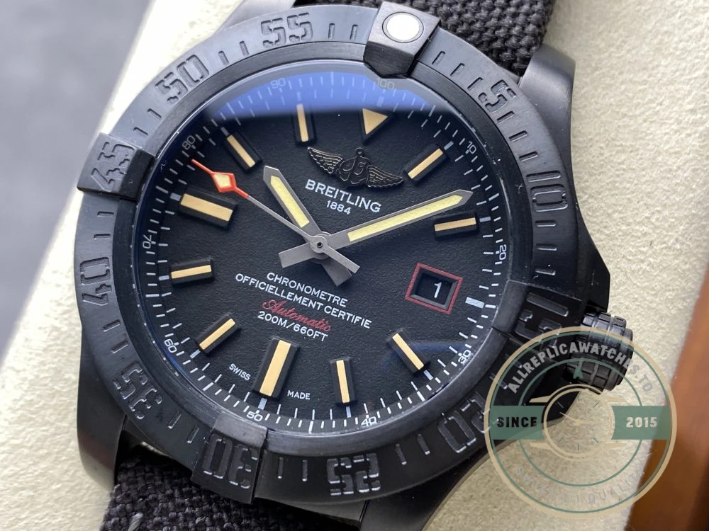 Replica Breitling Avenger Black Stainless Steel Watch V17311101B1W1 - Affordable Luxury Replica Timepiece
