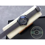 Matte black 44 mm Avenger case styled on the genuine DLC-coated titanium Blackbird