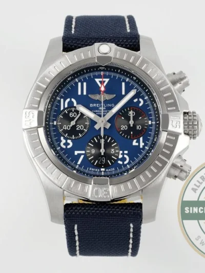 Replica Breitling Avenger Blue Leather 45 mm AB01821A1C1X1 - Affordable Super Clone Watch