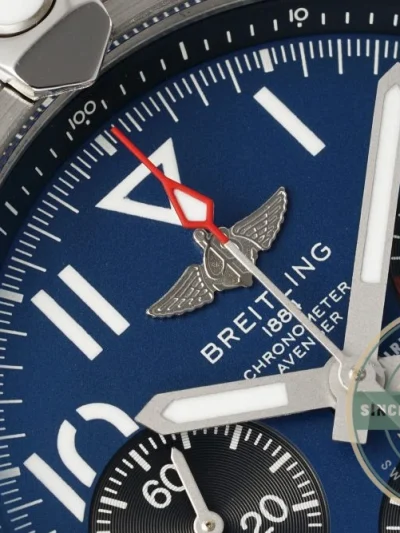 Replica Breitling Avenger Blue Leather 45 mm AB01821A1C1X1 - 1:1 Swiss Replica Watch