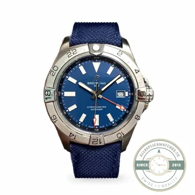 Replica Breitling Avenger Blue Leather Watch 44mm A32320101C1X1 - Budget Luxury Replica Watch