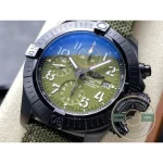 Black unidirectional bezel with 15, 30 and 45 rider tabs and an engraved scale
