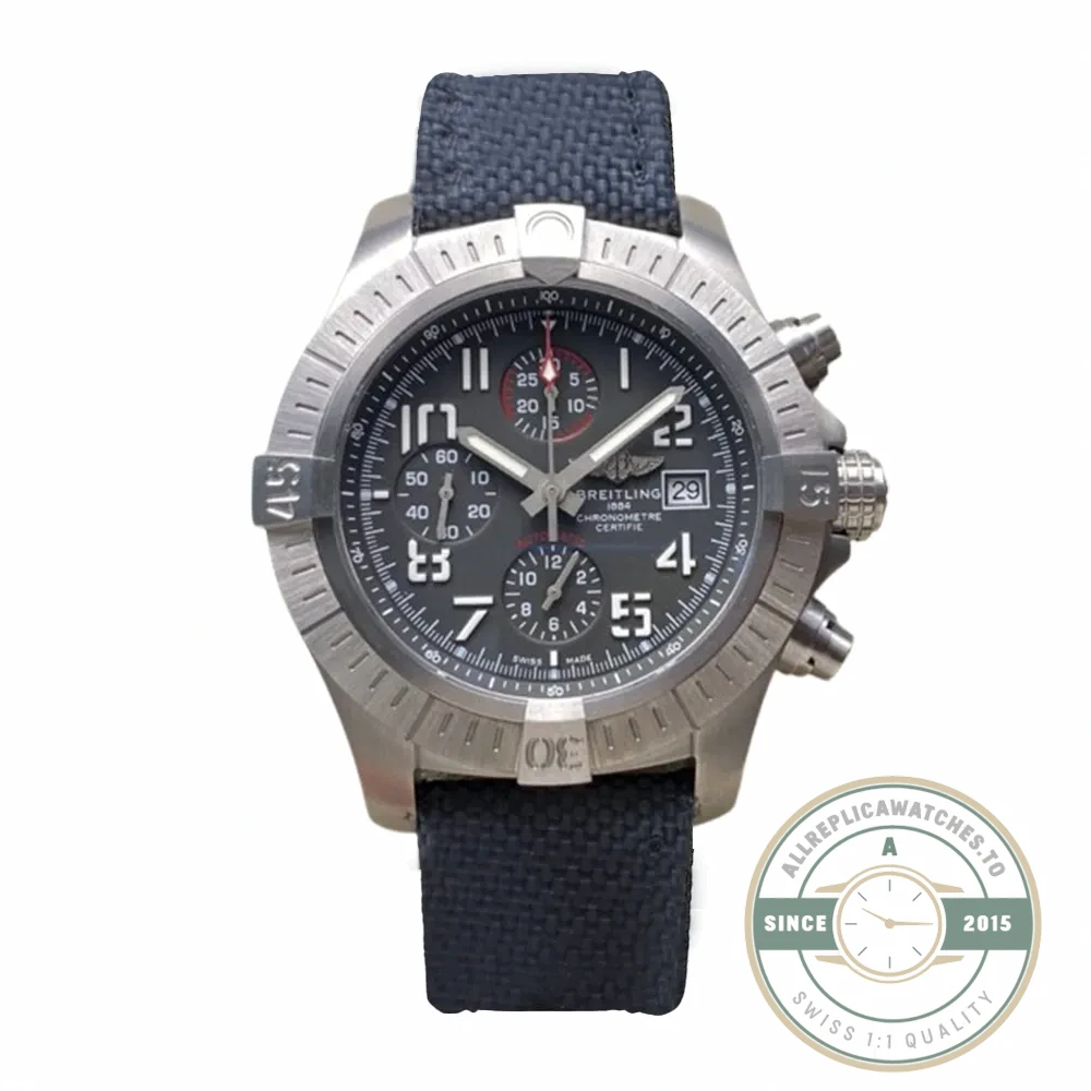 Replica Breitling Avenger Leather 45 mm A13381111B1W1 - Swiss-Made Clone Watch
